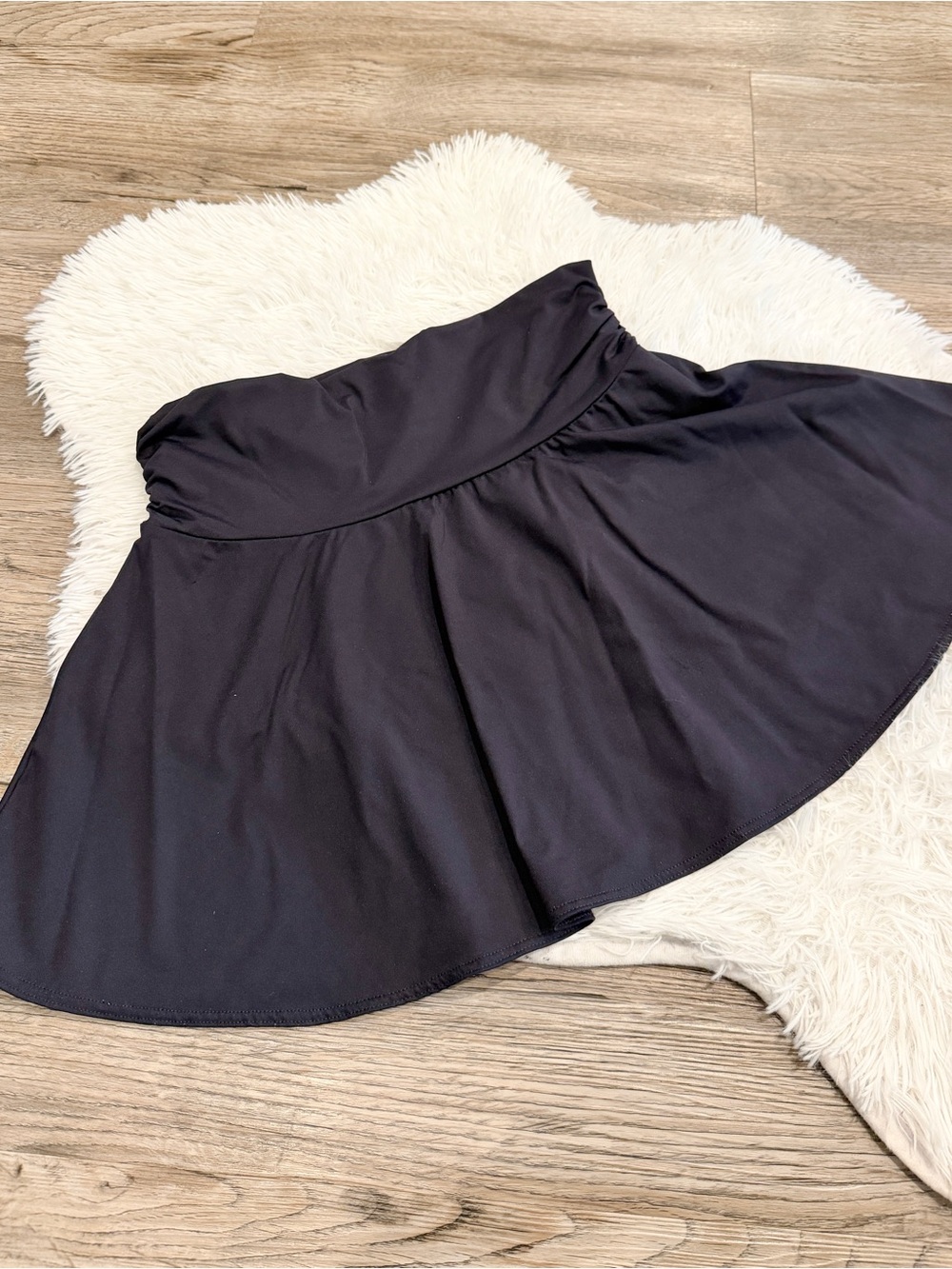 Lands End Swim Skirt Cover Medium Navy Blue